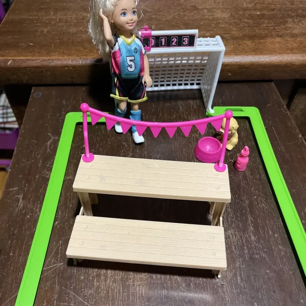 MATTEL Barbie Chelsea soccer player With Some Accessories